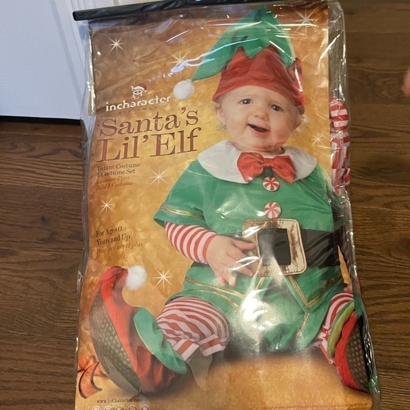 [𝅺In Character Costumes] Little Santa's Elf Costume - 18-24m - Picture 2 of 2